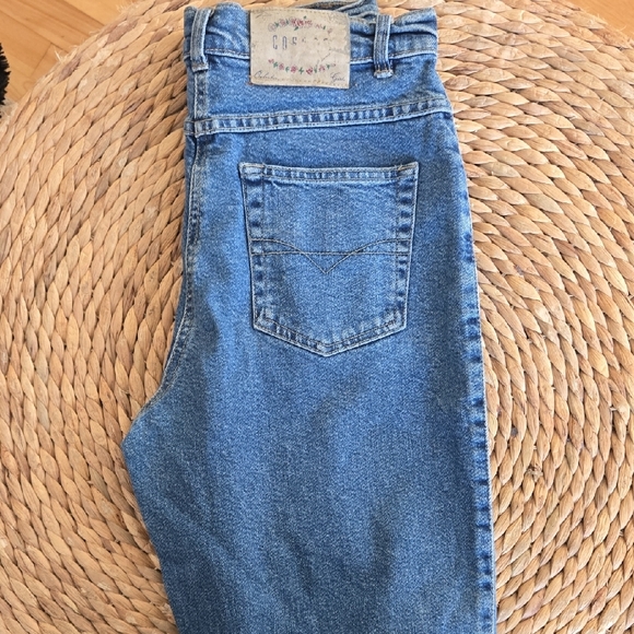 High Rise Blue Denim Jeans - Picture 2 of 6